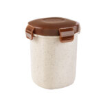 KTC 601 BE - SET DE LONCHERA ECO THUN (BEIGE / FIBRA DE AGAVE Y PLASTICO LONCHERA, CONTENEDOR Y CUBIERTOS / ALGODON BOLSA) - Imagen 4
