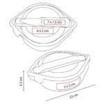 KTC 602 BE - LONCHERA ECO PIANA BEIGE (BEIGE / PLASTICO / FIBRA DE AGAVE) - Imagen 3