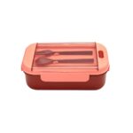 KTC 604 R - PORTAVIANDAS CHIZU ROJO (ROJO / PLASTICO) - Imagen 2