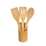KTC 606 BE - SET DE UTENSILIOS AVIVA (BEIGE / BAMBU) - Imagen 4