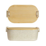 KTC 607 BE - LONCHERA MAKAN BEIGE (BEIGE / PLASTICO / BAMBU) - Imagen 2