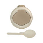 KTC 609 BE - PORTAVIANDAS MISTO BEIGE (BEIGE / PLASTICO / ACERO INOXIDABLE) - Imagen 2