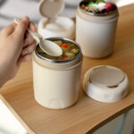 KTC 609 BE - PORTAVIANDAS MISTO BEIGE (BEIGE / PLASTICO / ACERO INOXIDABLE) - Imagen 5