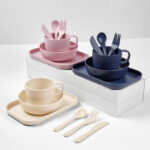 KTC 900 BE - VAJILLA INDIVIDUAL ZEKE BEIGE (BEIGE / PLASTICO / FIBRA DE TRIGO) - Imagen 10