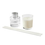 KTC 950 B - SET DE HOGAR ALICE BLANCO (BLANCO / VIDRIO / CERA DE SOYA / FIBRA DE POLIESTER /  FRAGANCIA) - Imagen 3