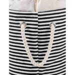 KTC 973 N - CESTO PARA ROPA JUDITH (NEGRO / ALGODON) - Imagen 2