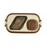 KTC 613 BE - SET PORTAVIANDAS AMANDA BEIGE (BEIGE / POLIESTER / ALUMINIO / PLASTICO) - Imagen 4