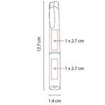 LAM 300 P - LÁMPARA RIDER PLATA (PLATA / PLASTICO) - Imagen 3