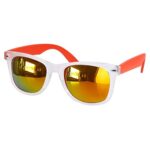 LEN 005 O - LENTES MIRROR NARANJA (NARANJA / PLASTICO)