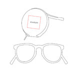 LEN 007 N - LENTES FOLDY NEGRO (NEGRO / PLASTICO ARMAZON / METAL VARILLAS) - Imagen 3
