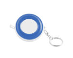 LLAVERO C/FLEXOMETRO 1 M. TRASLUCIDO DOM LLF4680 AZUL (Plástico)