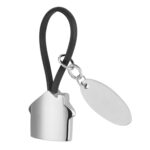 M 2060 N - LLAVERO CASA CON PLACA (NEGRO / HULE / METAL) - Imagen 4