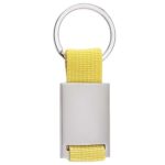 M 5813 Y - LLAVERO CASPIO AMARILLO (AMARILLO / METAL / TELA)