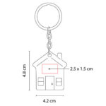 M 63272 S - LLAVERO CASA MEGARA PLATA (PLATA / METAL) - Imagen 3