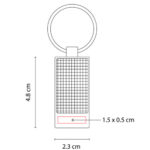 M 63274 N - LLAVERO PALEMBANG NEGRO (NEGRO / METAL / FIBRA DE CARBONO) - Imagen 4