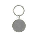 M 6860 G - LLAVERO ROMA GRIS (GRIS / CURPIEL / METAL)