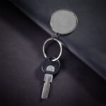 M 6860 G - LLAVERO ROMA GRIS (GRIS / CURPIEL / METAL) - Imagen 3