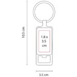 M 7370 BE - LLAVERO BRONTE (BEIGE / MADERA DE HAYA / METAL) - Imagen 5