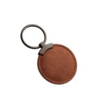 M 7878 C - LLAVERO RUNDER CAFÉ (CAFE / CURPIEL / METAL)