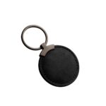 M 7878 N - LLAVERO RUNDER NEGRO (NEGRO / CURPIEL / METAL)
