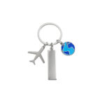 M 7980 S - LLAVERO FLYVE (PLATA / METAL)