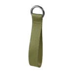 M 7989 V - LLAVERO TISSU VERDE (VERDE / METAL / POLIESTER)