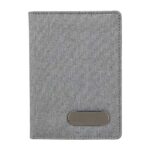 M 80120 G - PORTA PASAPORTE LIVIGNO (GRIS / POLIESTER)