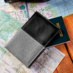 M 80122 N - PORTA PASAPORTE BROOME NEGRO (NEGRO / CURPIEL) - Imagen 3