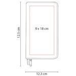 M 80620 N - PORTA PASAPORTE WALLY (NEGRO / POLIESTER) - Imagen 3