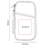 M 80640 N - PORTA PASAPORTE SKANA (NEGRO / POLIESTER) - Imagen 3