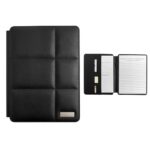 M 9090 N - CARPETA NABU (NEGRO / CURPIEL / METAL) - Imagen 6