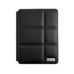 M 9090 N - CARPETA NABU (NEGRO / CURPIEL / METAL)