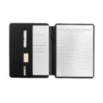 M 9090 N - CARPETA NABU (NEGRO / CURPIEL / METAL) - Imagen 2
