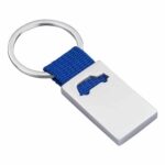 MK 024 LLAVERO FIAT  (AZUL / METAL)