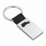 MK 024 LLAVERO FIAT  (NEGRO / METAL)