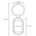MK 010 LLAVERO ZEUS  (PLATA / METAL) - Imagen 5