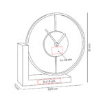 MK 016 C - RELOJ OCEL (CAFE / MADERA / METAL) - Imagen 6