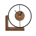 MK 016 C - RELOJ OCEL (CAFE / MADERA / METAL) - Imagen 2