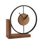 MK 016 C - RELOJ OCEL (CAFE / MADERA / METAL) - Imagen 3