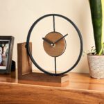 MK 016 C - RELOJ OCEL (CAFE / MADERA / METAL) - Imagen 4