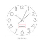 MK 018 C - RELOJ QUARE CAFÉ (CAFE / MADERA MDF) - Imagen 4