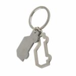 MK 018 LLAVERO AUTO  (PLATA / METAL)