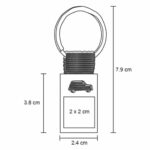 MK 024 LLAVERO FIAT  (ROJO / METAL) - Imagen 7