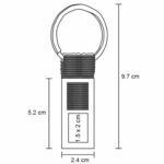 MK 026 LLAVERO PERNE  (NEGRO / METAL) - Imagen 7