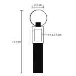 MK 030 LLAVERO ATHOS  (NEGRO / METAL) - Imagen 4