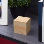 MK 120 - RELOJ TIME CUBE (BEIGE / MADERA MDF) - Imagen 3