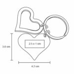 MK 020 LLAVERO LOVE  (PLATA / METAL) - Imagen 2