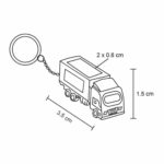 MK 029 LLAVERO TROLY  (PLATA / METAL) - Imagen 2