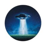 MOP 001 B - MOUSE PAD REDONDO BLANCO (BLANCO / POLIURETANO) - Imagen 2