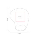 MOP 018 N - MOUSE PAD LOEN (NEGRO / PLASTICO / TELA) - Imagen 5